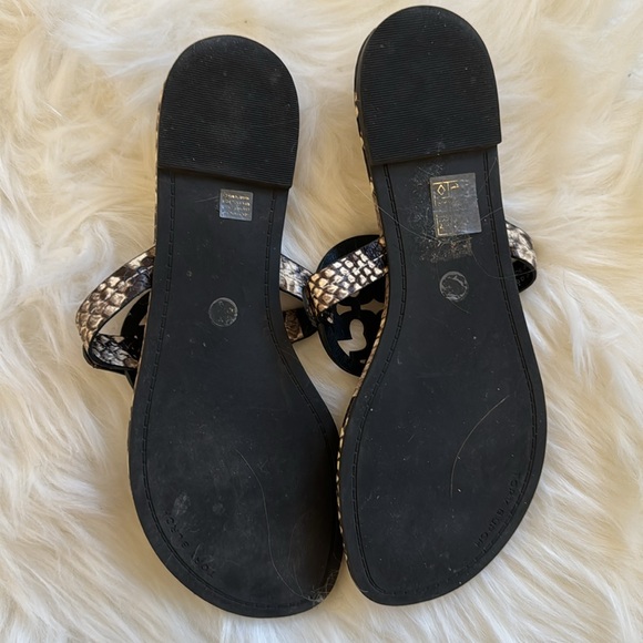 Tory Burch Snakeskin Stamped Miller Sandal 8.5 - Picture 4 of 11